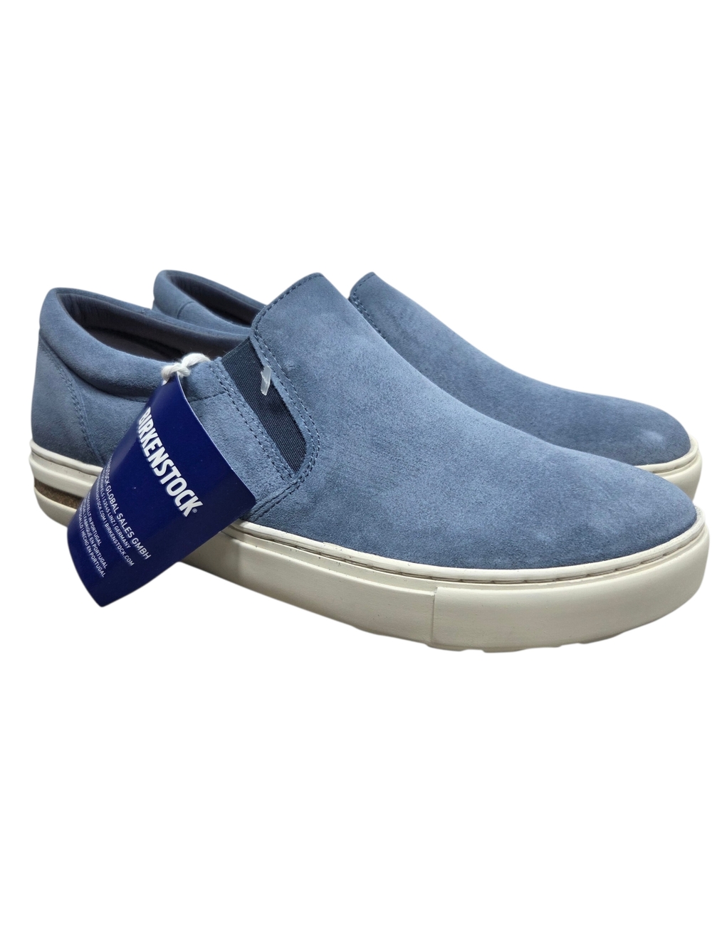 Birkenstock Oswego Blue Suede Slip On Sneakers Women' Size 6